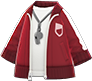 Animal Crossing Items Switch Berry red open track jacket