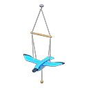 Animal Crossing Items Bird mobile Blue