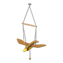 Animal Crossing Items Bird mobile Brown