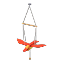 Animal Crossing Items Bird mobile Red