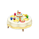 Animal Crossing Items Birthday Table Colorful