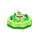 Animal Crossing Items Birthday Table Green