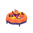 Animal Crossing Items Birthday Table Orange