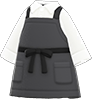 Animal Crossing Items Switch Black barista uniform