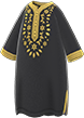 Animal Crossing Items Switch Black Moroccan dress