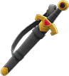 Animal Crossing Items Switch Black sword in scabbard