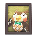 Animal Crossing Items Blathers's photo Dark wood