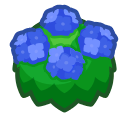 Animal Crossing Items Switch Blue-hydrangea Bush