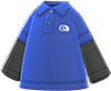 Animal Crossing Items Switch Blue layered polo shirt