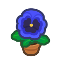 Animal Crossing Items Switch Blue-pansy Plant