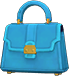 Animal Crossing Items Switch Blue pleather handbag