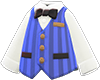 Animal Crossing Items Switch Blue shirt with striped vest