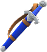 Animal Crossing Items Switch Blue sword in scabbard