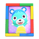 Animal Crossing Items Bluebear'S Photo Colorful