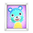 Animal Crossing Items Bluebear'S Photo White