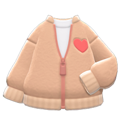 Animal Crossing Items Boa Blouson Beige