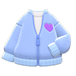 Animal Crossing Items Boa Blouson Blue