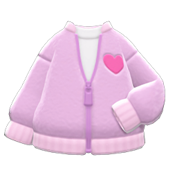 Animal Crossing Items Boa Blouson Purple