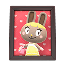 Animal Crossing Items Bonbon'S Photo Dark Wood