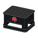 Animal Crossing Items Bottle crate Apple Logo Black