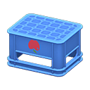 Animal Crossing Items Bottle crate Apple Logo Blue