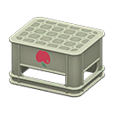 Animal Crossing Items Bottle crate Apple Logo Gray