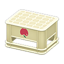 Animal Crossing Items Bottle crate Apple Logo White