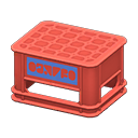 Animal Crossing Items Bottle crate Blue logo Logo Red