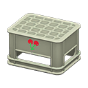 Animal Crossing Items Bottle crate Cherry Logo Gray