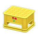 Animal Crossing Items Bottle crate Cherry Logo Yellow