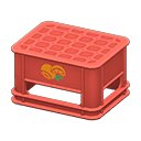 Animal Crossing Items Bottle crate Orange Logo Red