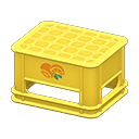 Animal Crossing Items Bottle crate Orange Logo Yellow