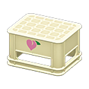 Animal Crossing Items Bottle crate Peach Logo White