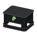 Animal Crossing Items Bottle crate Pear Logo Black