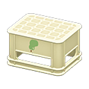 Animal Crossing Items Bottle crate Pear Logo White