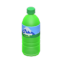 Animal Crossing Items Bottled beverage Light blue Label Green