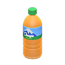 Animal Crossing Items Bottled beverage Light blue Label Orange