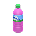 Animal Crossing Items Bottled beverage Light blue Label Purple