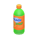 Animal Crossing Items Bottled beverage Orange Label Green