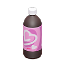 Animal Crossing Items Bottled beverage Pink Label Black