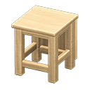 Animal Crossing Items Box-shaped seat Light wood