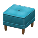 Animal Crossing Items Boxy stool Blue