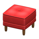 Animal Crossing Items Boxy stool Red