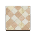 Animal Crossing Items Switch Brown Argyle-tile Flooring