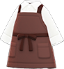 Animal Crossing Items Switch Brown barista uniform