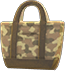 Animal Crossing Items Switch Brown camo tote bag