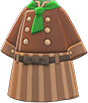 Animal Crossing Items Switch Brown cook's coat