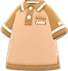 Animal Crossing Items Switch Brown shop uniform shirt