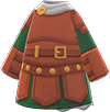 Animal Crossing Items Switch Brown warrior armor