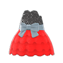 Animal Crossing Items Bubble-skirt party dress Red